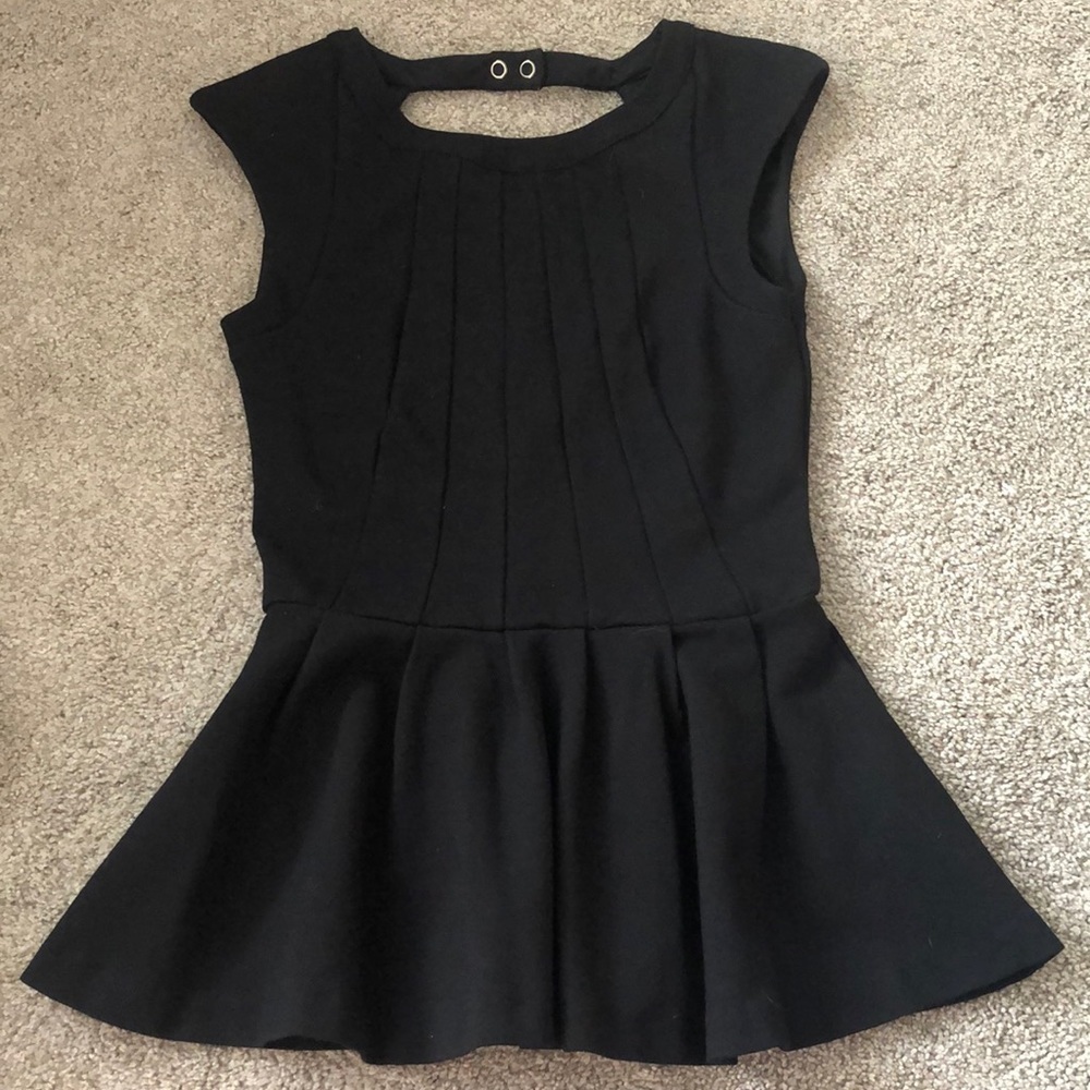 H&M Black Open‎ Back Top